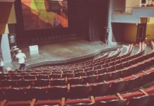 स्वातंत्र्योत्तर हिन्दी नाटकों में राष्ट्रीय एकता theater interior