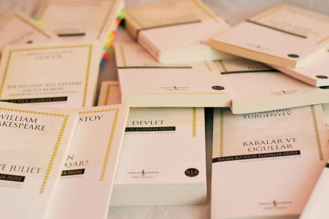 pexels-photo-29171840 stack of classic literature books in turkish